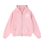 Zip-Through Boxy Fleece Hoodie