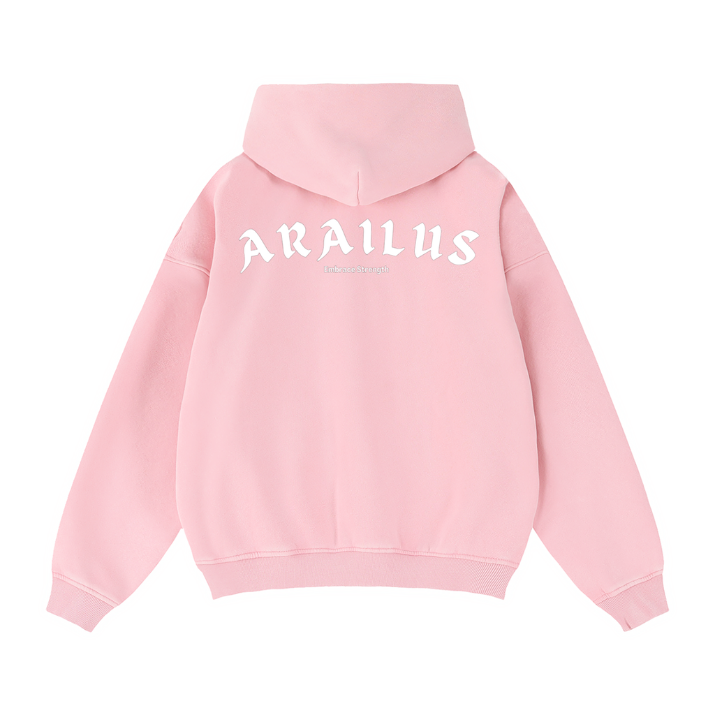 Zip-Through Boxy Fleece Hoodie